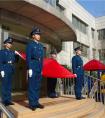 济南济空蓝天幼儿园国旗伴我长大